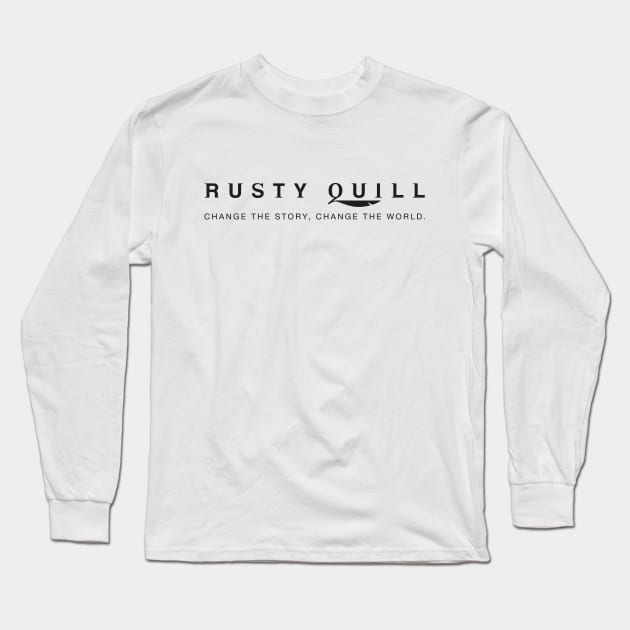 RQ Wordmark #2 (Light Print) Long Sleeve T-Shirt by Rusty Quill